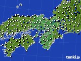 2015年03月05日の近畿地方のアメダス(風向・風速)