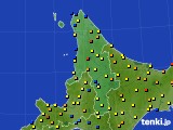 道北のアメダス実況(積雪深)(2015年03月06日)