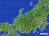 2015年03月06日の北陸地方のアメダス(気温)