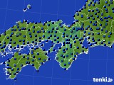 近畿地方のアメダス実況(日照時間)(2015年03月07日)