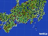 東海地方のアメダス実況(日照時間)(2015年03月08日)
