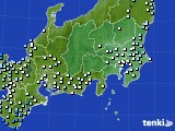 関東・甲信地方のアメダス実況(降水量)(2015年03月09日)