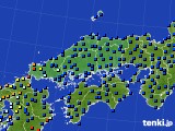 中国地方のアメダス実況(日照時間)(2015年03月09日)