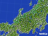 2015年03月09日の北陸地方のアメダス(気温)