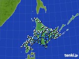 北海道地方のアメダス実況(降水量)(2015年03月10日)