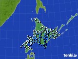 北海道地方のアメダス実況(降水量)(2015年03月10日)