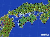 2015年03月10日の四国地方のアメダス(日照時間)