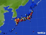 アメダス実況(日照時間)(2015年03月10日)