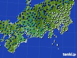 東海地方のアメダス実況(気温)(2015年03月10日)