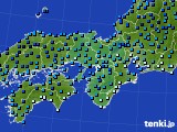 2015年03月10日の近畿地方のアメダス(気温)