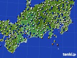 東海地方のアメダス実況(風向・風速)(2015年03月10日)