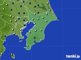 2015年03月10日の千葉県のアメダス(風向・風速)