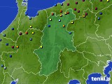 長野県のアメダス実況(積雪深)(2015年03月11日)