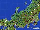 北陸地方のアメダス実況(日照時間)(2015年03月11日)