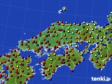 中国地方のアメダス実況(日照時間)(2015年03月11日)