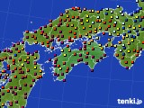 2015年03月11日の四国地方のアメダス(日照時間)