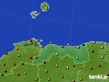 2015年03月11日の鳥取県のアメダス(日照時間)