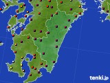 宮崎県のアメダス実況(日照時間)(2015年03月11日)