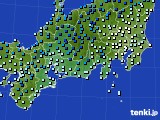 東海地方のアメダス実況(気温)(2015年03月11日)