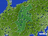 長野県のアメダス実況(風向・風速)(2015年03月11日)
