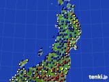 2015年03月12日の東北地方のアメダス(日照時間)