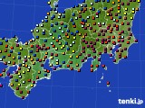 東海地方のアメダス実況(日照時間)(2015年03月12日)