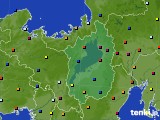 滋賀県のアメダス実況(日照時間)(2015年03月12日)