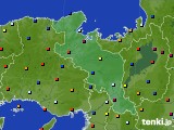 京都府のアメダス実況(日照時間)(2015年03月12日)