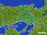 2015年03月12日の兵庫県のアメダス(日照時間)