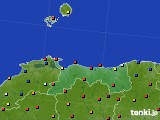 2015年03月12日の鳥取県のアメダス(日照時間)