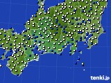 東海地方のアメダス実況(風向・風速)(2015年03月12日)