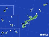 沖縄県のアメダス実況(風向・風速)(2015年03月12日)