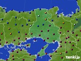 2015年03月13日の兵庫県のアメダス(日照時間)