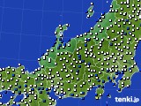 北陸地方のアメダス実況(風向・風速)(2015年03月13日)