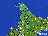 道北のアメダス実況(風向・風速)(2015年03月13日)