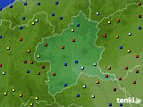 2015年03月14日の群馬県のアメダス(日照時間)