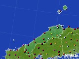 島根県のアメダス実況(日照時間)(2015年03月14日)