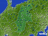 長野県のアメダス実況(気温)(2015年03月14日)