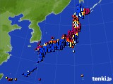 アメダス実況(日照時間)(2015年03月15日)