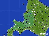道央のアメダス実況(風向・風速)(2015年03月15日)