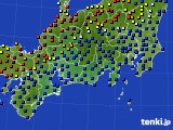 東海地方のアメダス実況(日照時間)(2015年03月16日)