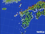 九州地方のアメダス実況(日照時間)(2015年03月16日)