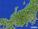 2015年03月16日の北陸地方のアメダス(風向・風速)