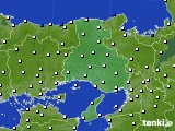 2015年03月16日の兵庫県のアメダス(風向・風速)