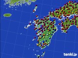 2015年03月17日の九州地方のアメダス(日照時間)