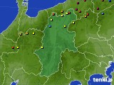 長野県のアメダス実況(積雪深)(2015年03月18日)