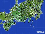 東海地方のアメダス実況(降水量)(2015年03月19日)