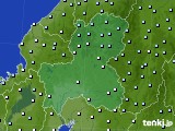 岐阜県のアメダス実況(降水量)(2015年03月19日)