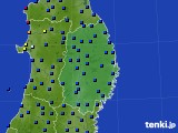 岩手県のアメダス実況(日照時間)(2015年03月19日)