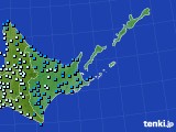 道東のアメダス実況(気温)(2015年03月19日)